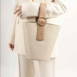 Parisa Wang Alligator Bucket Bag - New With Tags